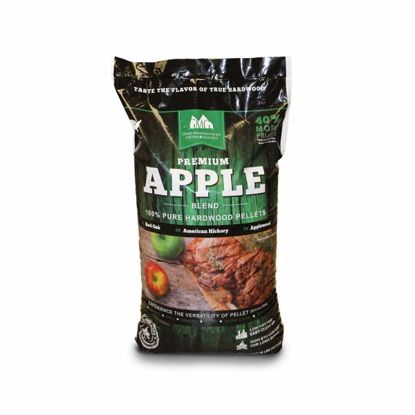Green Mountain Grills premium hardwood pellet bag, Apple blend